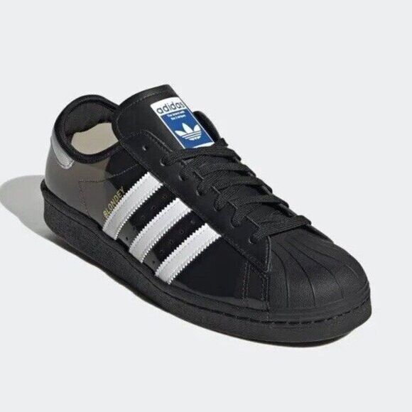 Adidas Superstar Blondey McCoy Original Size 10 US Black Clear 44 EUR 9.5 UK NEW - Picture 4 of 6